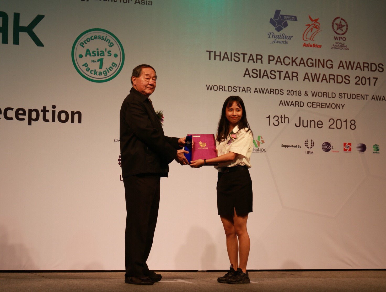 พิธีมอบรางวัล THAISTAR PACKAGING AWARDS 2018