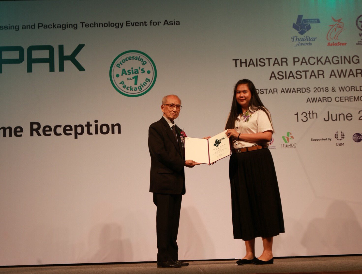 พิธีมอบรางวัล THAISTAR PACKAGING AWARDS 2018
