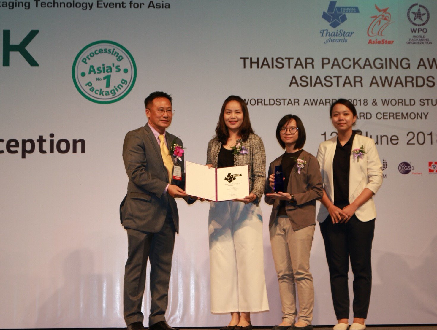 พิธีมอบรางวัล THAISTAR PACKAGING AWARDS 2018