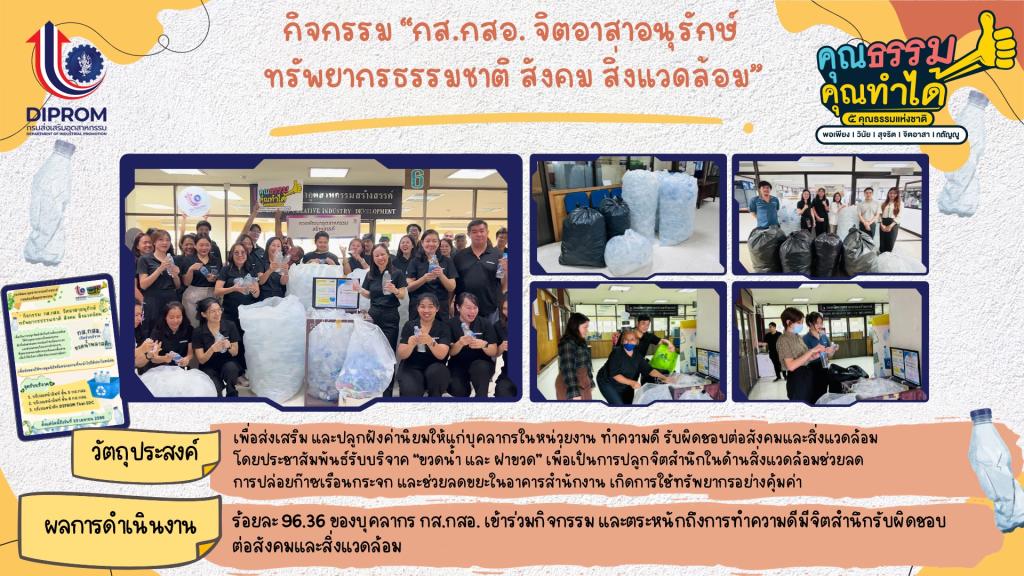 กส.กสอ. เผยแพร่องค์ความรู้ การส่งเสริมคุณธรรมจริยธรรมประจำหน่วยงาน ประจำปีงบประมาณ พ.ศ. 2569