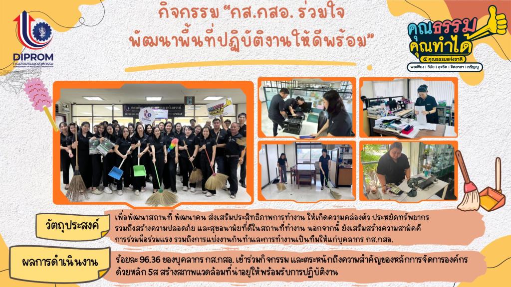 กส.กสอ. เผยแพร่องค์ความรู้ การส่งเสริมคุณธรรมจริยธรรมประจำหน่วยงาน ประจำปีงบประมาณ พ.ศ. 2569