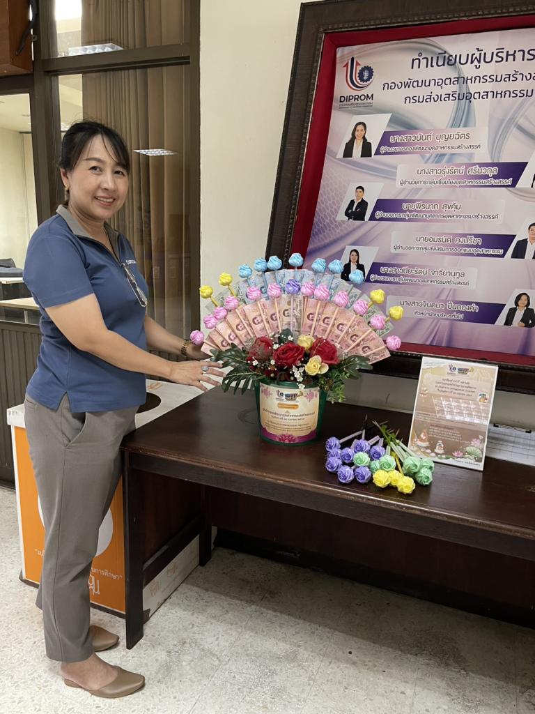 ผอ.กส.กสอ. นำทีมผู้บริหารและเจ้าหน้าที่ ดำเนินกิจกรรม “ส่งเสริมหลักธรรมทางศาสนาเสริมสร้างศรัทธา ชาว กส.กสอ”