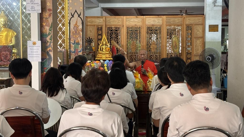 ผอ.กส.กสอ. นำทีมผู้บริหารและเจ้าหน้าที่ ดำเนินกิจกรรม “ส่งเสริมหลักธรรมทางศาสนาเสริมสร้างศรัทธา ชาว กส.กสอ”