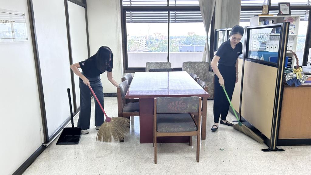“5ส” ตามหลักคุณธรรมด้านพอเพียง ภายใต้กิจกรรม กส.กสอ. ร่วมใจ พัฒนาพื้นที่ปฏิบัติงานให้ดีพร้อม